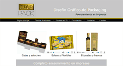 Desktop Screenshot of goldpack.com.ar